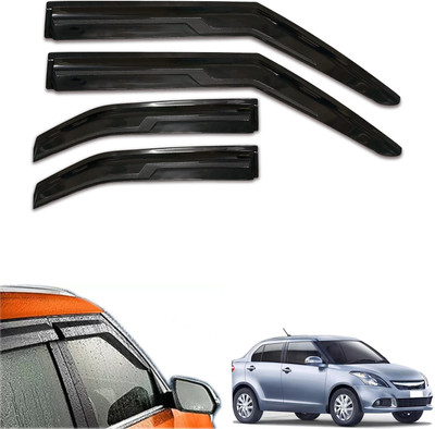 motobridge For Non-convertibles Front, Rear Wind Deflector(Tinted Maruti Swift Dzire)