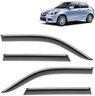 Kingsway For Non-convertibles Front, Rear Wind Deflector(Tinted Maruti Swift Dzire)