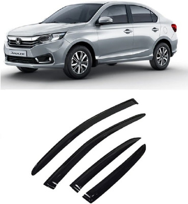 MOTOSHIELD For Non-convertibles Front, Rear Wind Deflector(Tinted Honda Amaze)