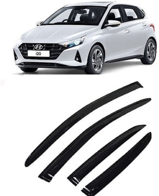 GAURIENTERPRIES For Non-convertibles Front, Rear Wind Deflector(Tinted HYUNDAI i20)