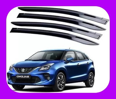 ANiiTEK For Non-convertibles Front, Rear Wind Deflector(Tinted Maruti Baleno)