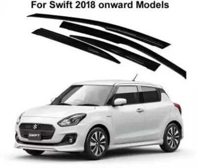 ANiiTEK For Non-convertibles Front, Rear Wind Deflector(Tinted Maruti Swift)