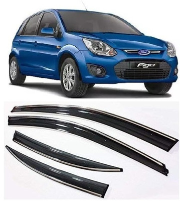 MOTOSHIELD For Non-convertibles Front Wind Deflector(Tinted Ford Figo)