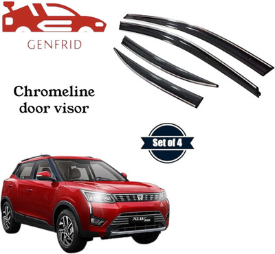 GENFRID For Non-convertibles Rear, Front Wind Deflector(Tinted Mahindra XUV300 W4 Petrol)