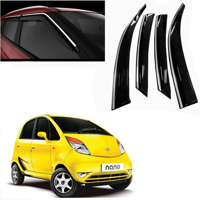 Ds enterprise For Non-convertibles Front, Rear Wind Deflector(Tinted Tata Nano)