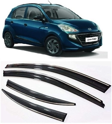 MOTOSHIELD For Non-convertibles Front Wind Deflector(Tinted HYUNDAI Santro)