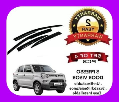 ANiiTEK For Non-convertibles Front, Rear Wind Deflector(Tinted Maruti S-Presso LXI Petrol)