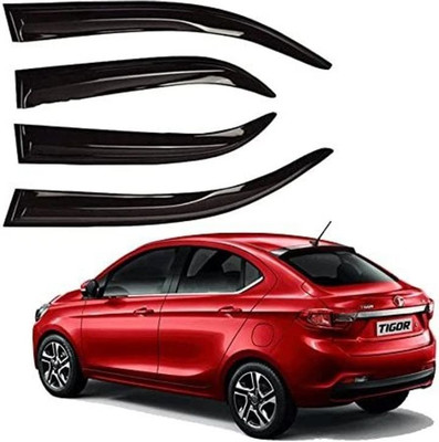 motobridge For Non-convertibles Rear, Front Wind Deflector(Clear Tata Tigor)