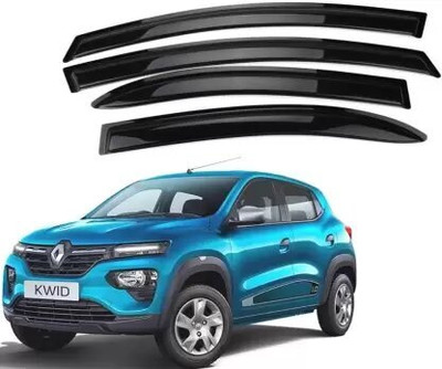 ANiiTEK For Non-convertibles Front, Rear Wind Deflector(Tinted Renault Kwid)