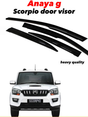 ANAYA G For Non-convertibles Front Wind Deflector(Tinted MAHINDRA Scorpio)
