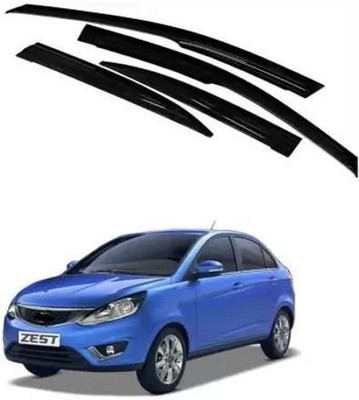 motobridge For Front, Rear Wind Deflector(Tinted Tata Zest)