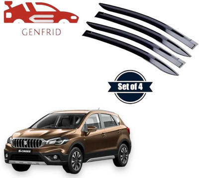GENFRID For Non-convertibles Front Wind Deflector(Tinted Maruti S-Cross)