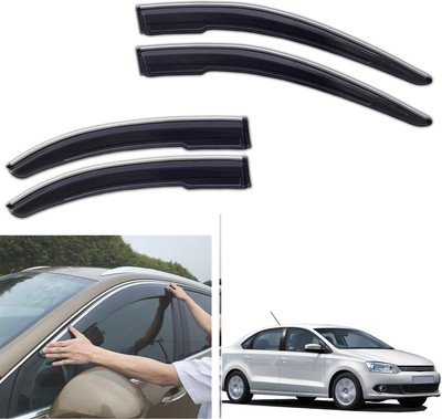 PEEPS STORE For Non-convertibles Front, Rear Wind Deflector(Tinted Volkswagen Vento)