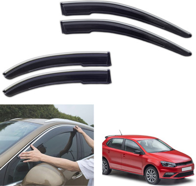 motobridge For Non-convertibles Front, Rear Wind Deflector(Tinted Volkswagen Polo)