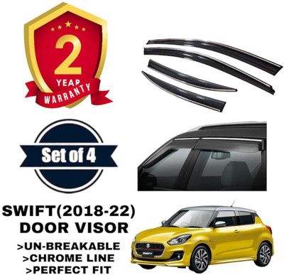 VIZOLT For Non-convertibles Front Wind Deflector(Tinted NA Swift)