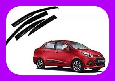 ANiiTEK For Non-convertibles Front, Rear Wind Deflector(Tinted HYUNDAI Xcent)