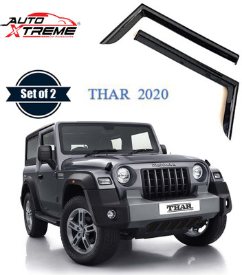 Auto Xtreme For Non-convertibles Front Wind Deflector(Tinted MAHINDRA Thar)