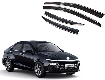 motobridge For Non-convertibles Front, Rear Wind Deflector(Tinted Hyundai Verna)