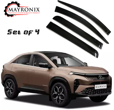 Mayronix For Non-convertibles Front, Rear Wind Deflector(Tinted Tata NA)