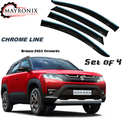 Mayronix For Non-convertibles Front, Rear Wind Deflector(Tinted Maruti Vitara Brezza ZDi)