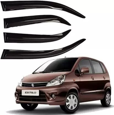 ANiiTEK For Non-convertibles Front, Rear Wind Deflector(Tinted Maruti Zen Estilo)