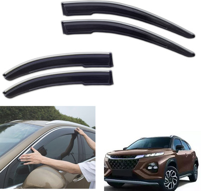 motobridge For Non-convertibles Front, Rear Wind Deflector(Tinted Maruti NA)