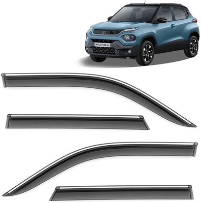 Kingsway For Non-convertibles Front, Rear Wind Deflector(Tinted Tata NA)