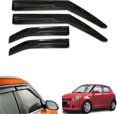 motobridge For Non-convertibles Front, Rear Wind Deflector(Tinted Maruti Swift LXI Petrol)