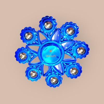 Shivsoft Staked Wind Spinner(Blue)