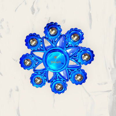 Shivsoft Staked Wind Spinner(Blue)