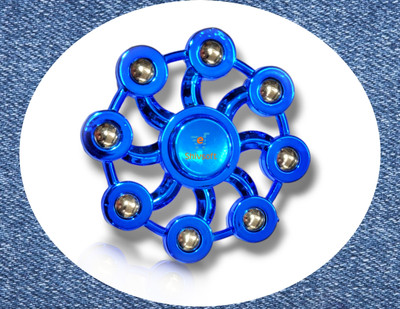 Shivsoft Staked Wind Spinner(Blue)
