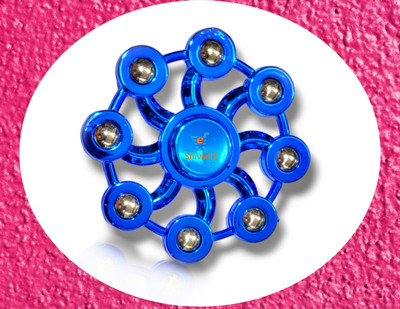 Shivsoft Staked Wind Spinner(Blue)