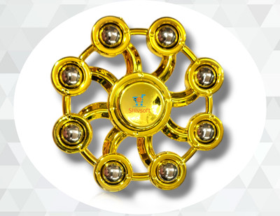 Shivsoft Staked Wind Spinner(Gold)