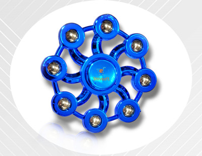 Shivsoft Staked Wind Spinner(Blue)