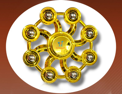 Shivsoft Staked Wind Spinner(Gold)
