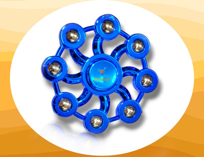 Shivsoft Staked Wind Spinner(Blue)