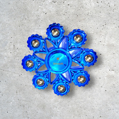 Shivsoft Staked Wind Spinner(Blue)