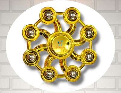 Shivsoft Staked Wind Spinner(Gold)