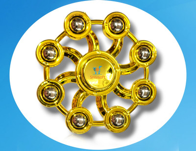 Shivsoft Staked Wind Spinner(Gold)
