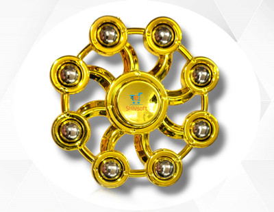 Shivsoft Staked Wind Spinner(Gold)