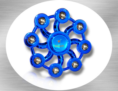 Shivsoft Staked Wind Spinner(Blue)
