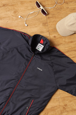 Dollar Lightweight Open Front Solid Men Wind Cheater