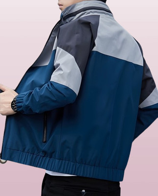 KOMAL ENTERPRISES Solid Men Wind Cheater