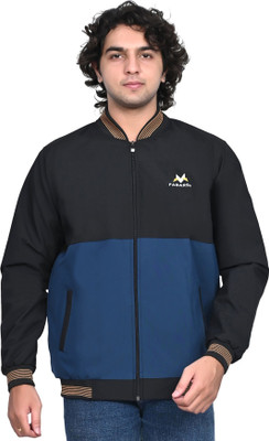 FABARSH Men’s Lightweight Windcheater Jacket Colorblock Men Wind Cheater