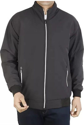 MAARVIK WNC_BLACK_XL Solid Men Wind Cheater