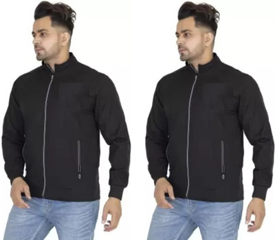 Tritika Self Design Men Wind Cheater