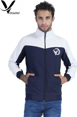 vinsano cut work windcheater Chevron/Zig Zag Men Wind Cheater