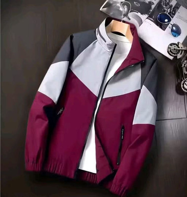 MAARVIK Colorblock Men Wind Cheater