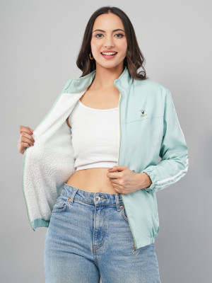 vilazo Solid Women Wind Cheater