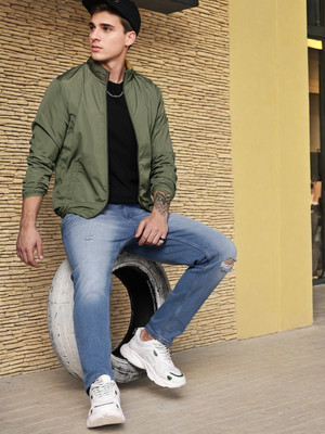 PrintIndia Solid Men Wind Cheater